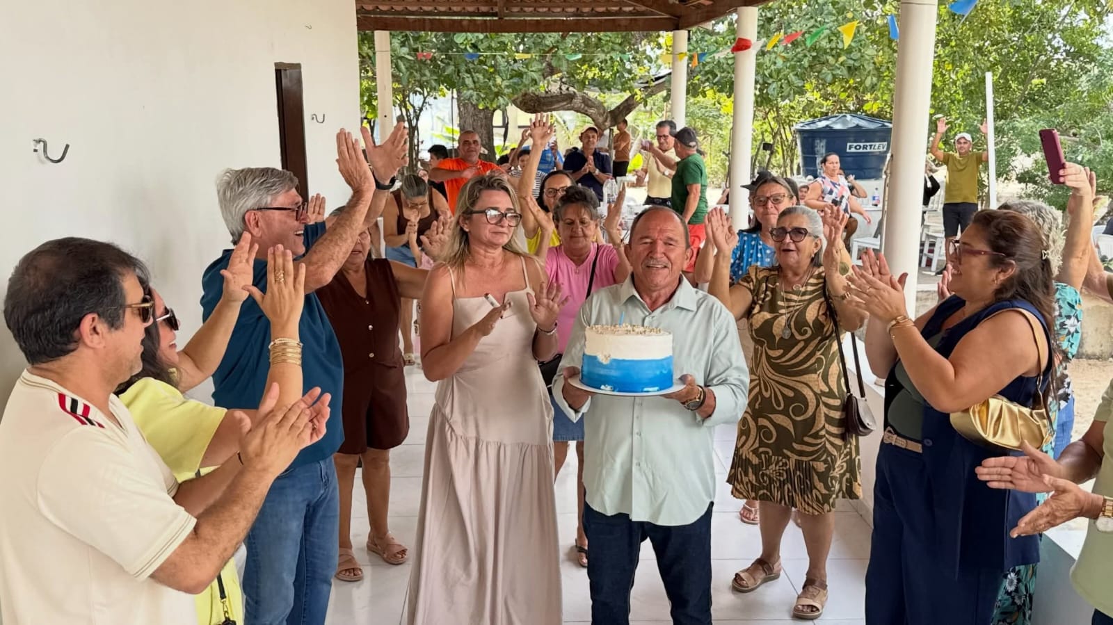 Deputado Tomba Farias prestigia aniversário do vereador Wilson Fonseca em Tangará