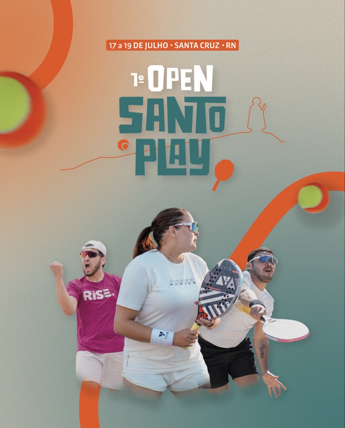 Open Santo Play de Beach Tennis reunirá competidores de diversas cidades em Santa Cruz